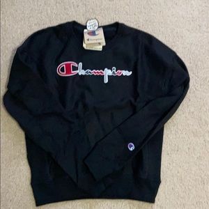 WOMENS CHAMPION LOGO CREWNECK
